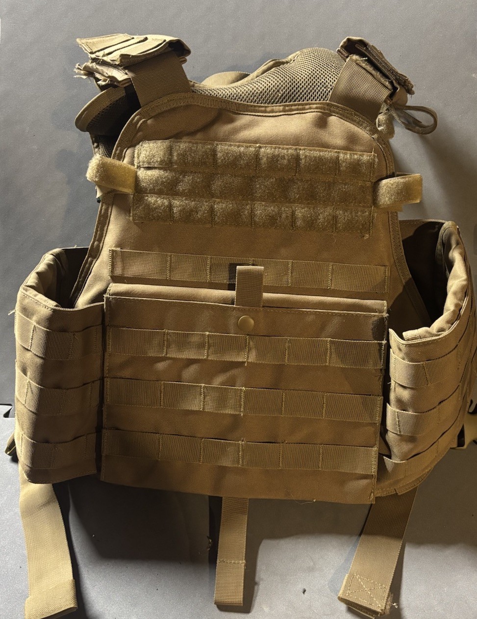 Condor modular operator Tan Plate Carrier MOLLE Adjustable One Size