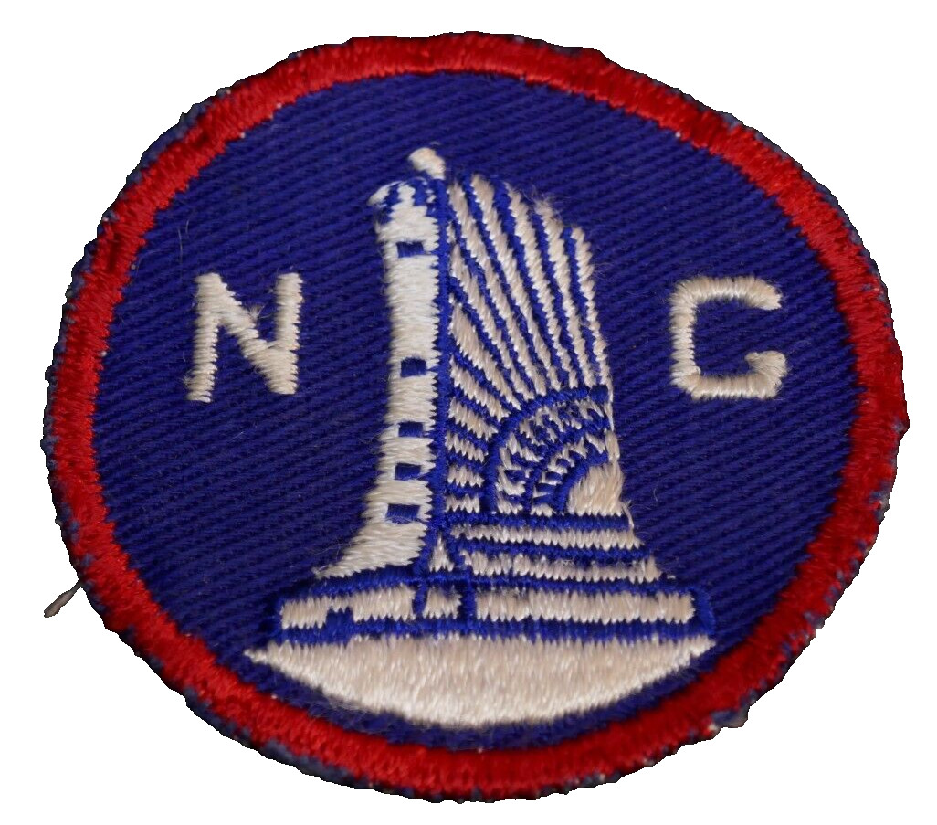 WW2 Era US CAP Civil Air Patrol NC North Carolina Wing Shoulder Patch Gauze Back