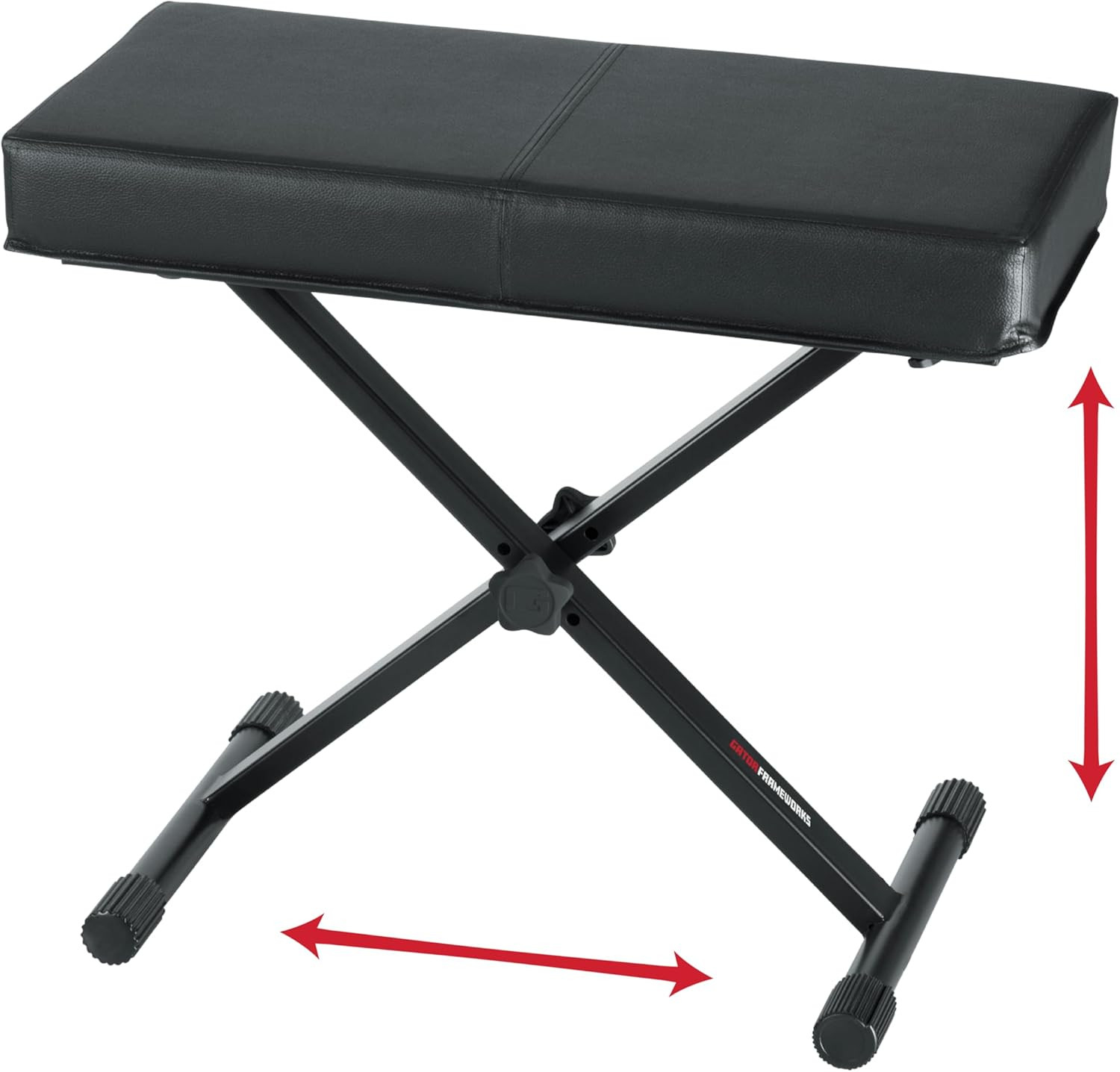 Frameworks Adjustable X-Frame Style Keyboard Bench, (Gfw-Key-Bnch-1)