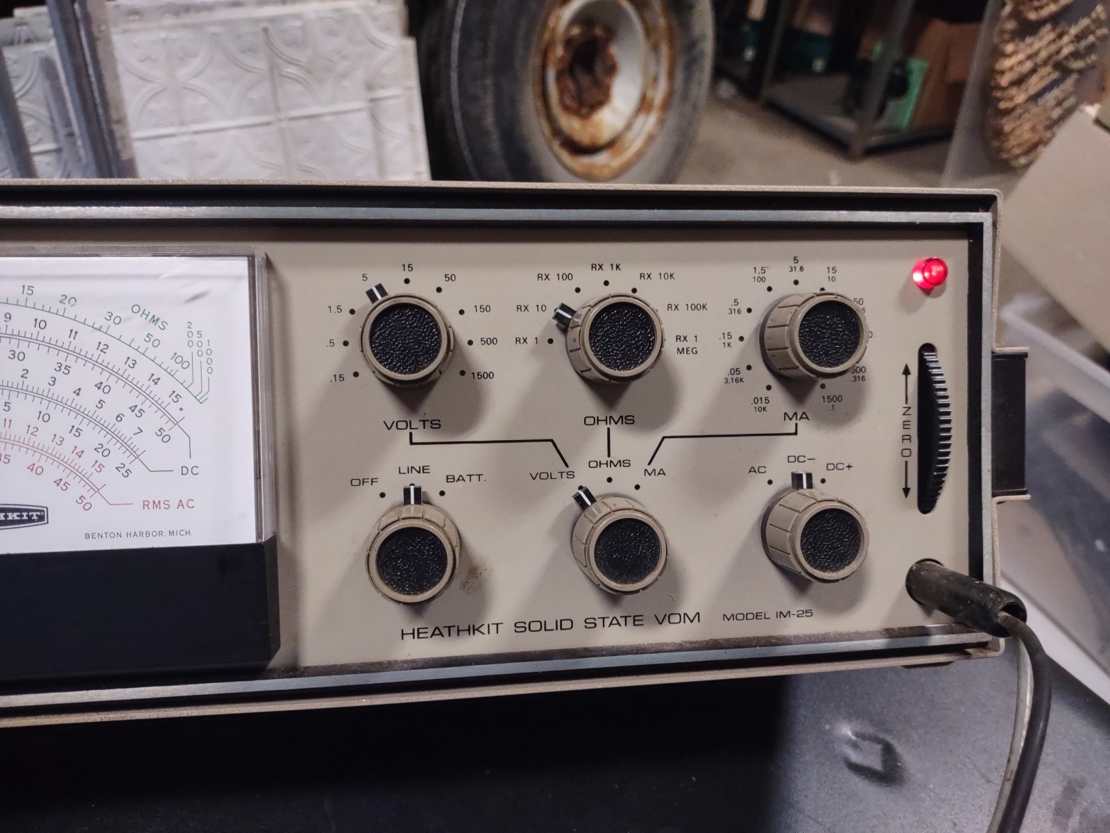 RARE VINTAGE Heathkit Solid State VOM Model IM-25