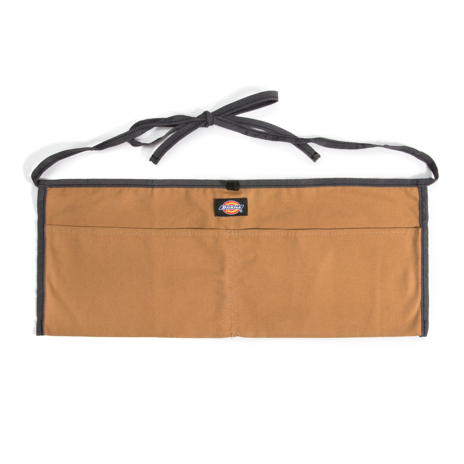 Canvas Work Apron 2 Pocket with Drawstring Closure Gray Tan Dickies 57024