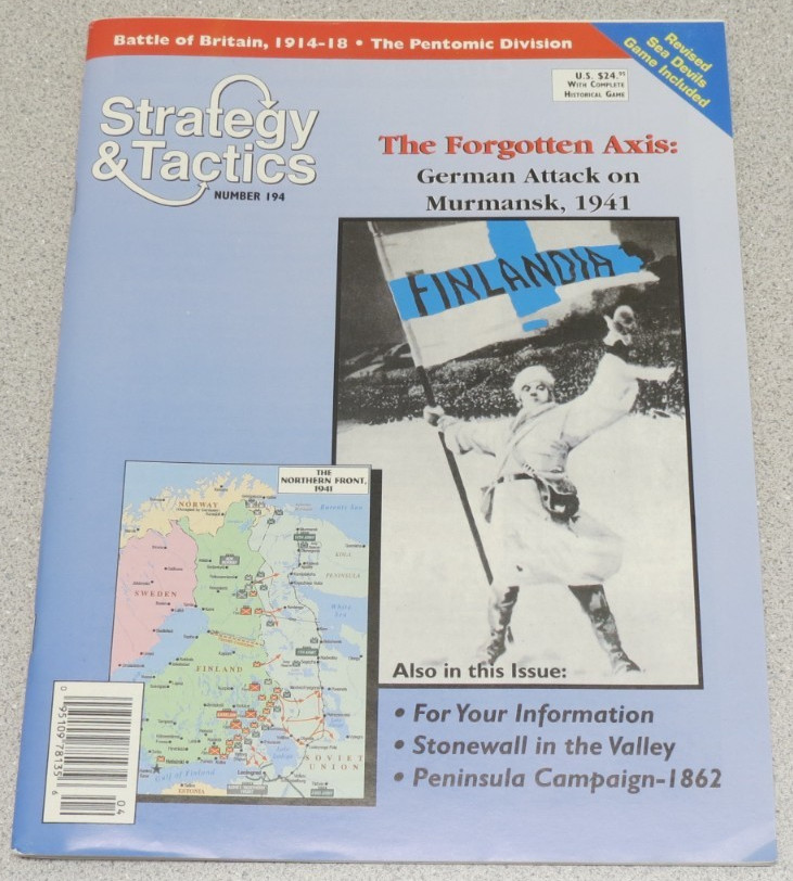 Strategy & Tactics # 194 Forgotten Axis German Murmansk 1941 complete unpunched