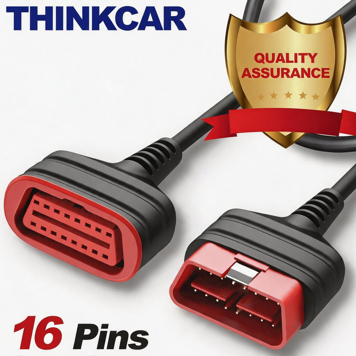 ThinkDiag 16 Pin OBD2 Extension Cable Male to Female OBD Diagnostic Tool Adapter