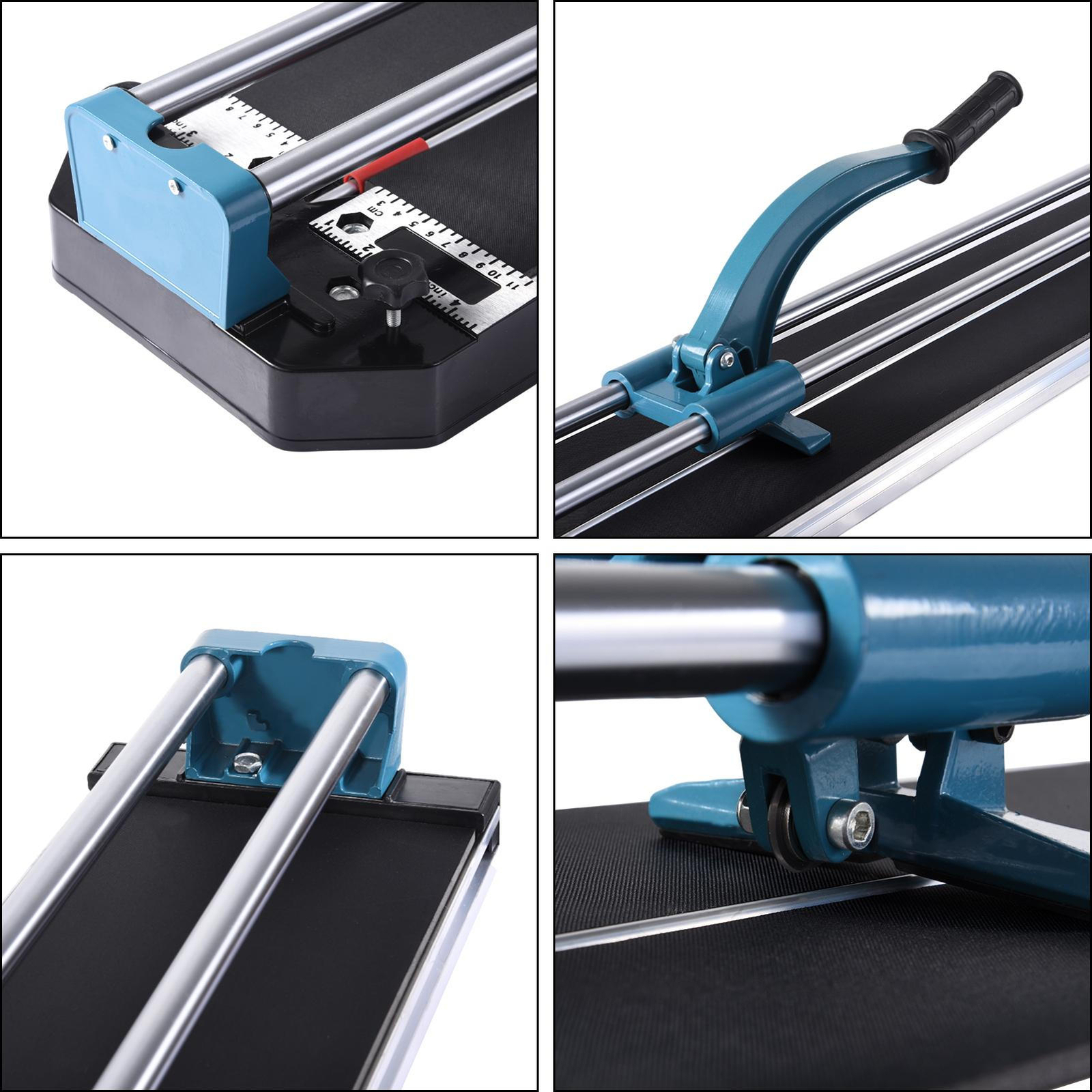 48" Manual Tile Cutter Cutting Machine 1200mm Precise Industrial W/ Laser Guide