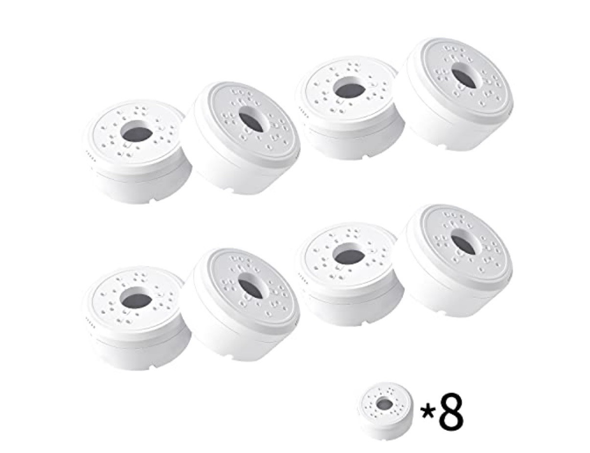 Universal Bullet Security Camera Junction Box Mount Bracket Plastic - Pack of 8