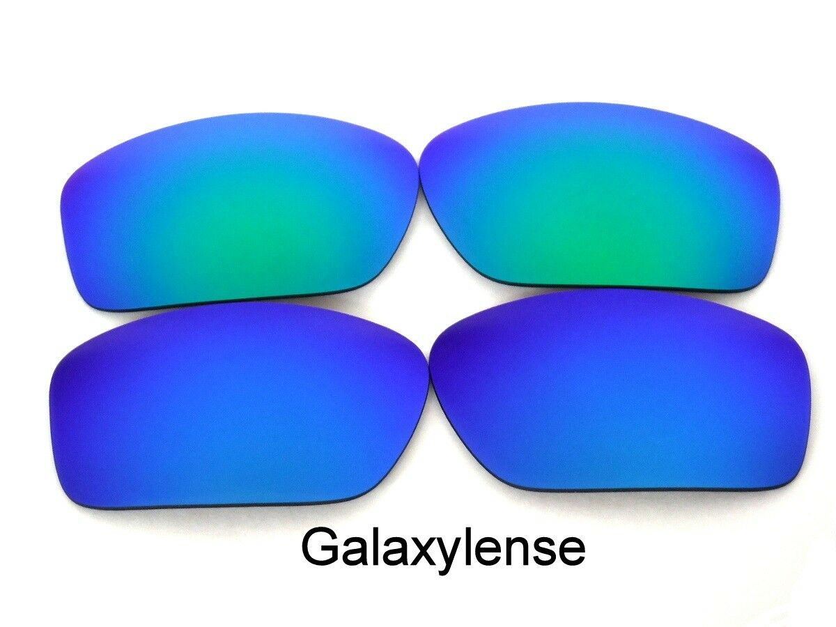 Galaxy Replacement Lens For Oakley Valve OO9236 Sunglasses Blue/Green Polarized