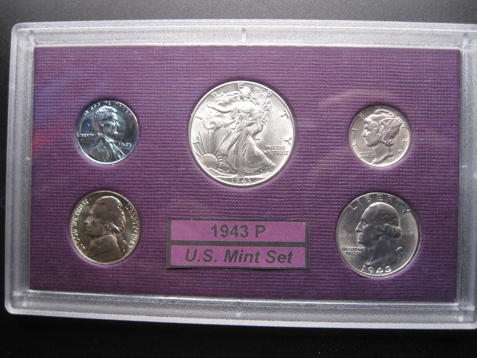 1943 P US Mint Set Brilliant Uncirculated!