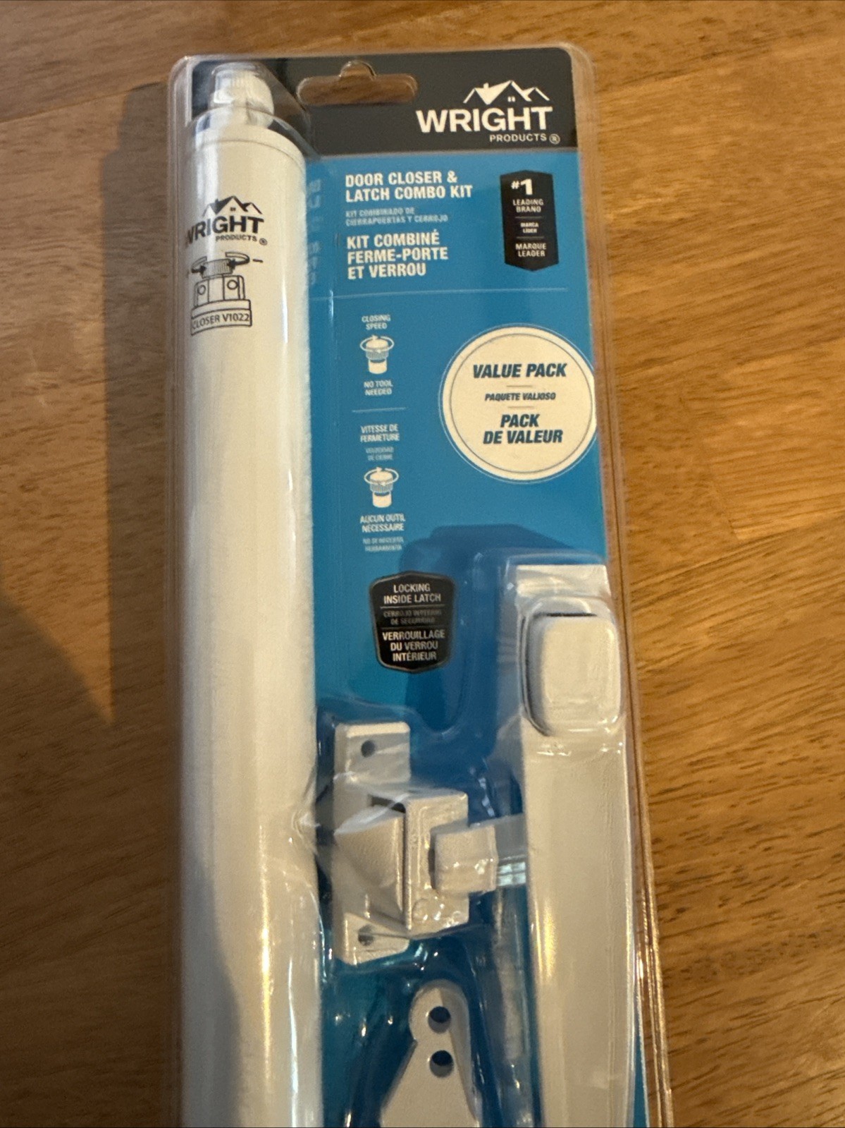 Door Closer And Latch Combo Kit , Wright , New