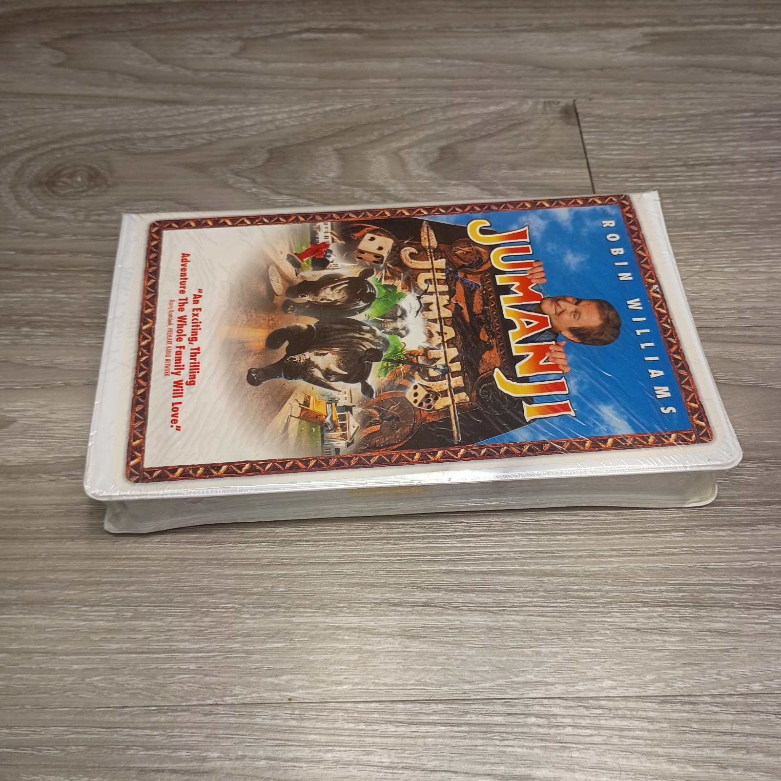 Jumanji VHS, 1996, Sealed Clam Shell Case