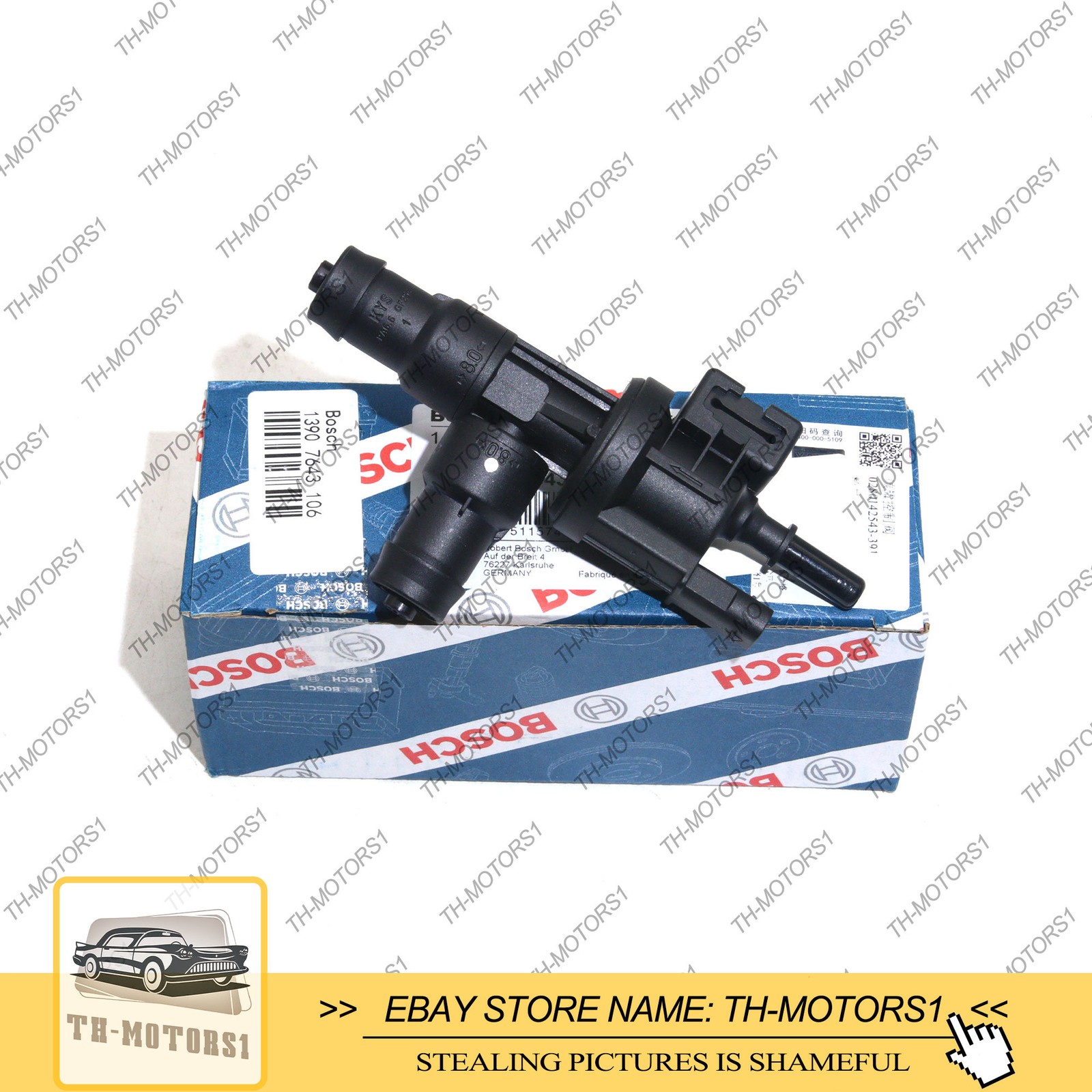 13907643106 OEM Bosch Fuel Tank Breather Valve For BWM 330i 440i X5 X6 2.0 3.0