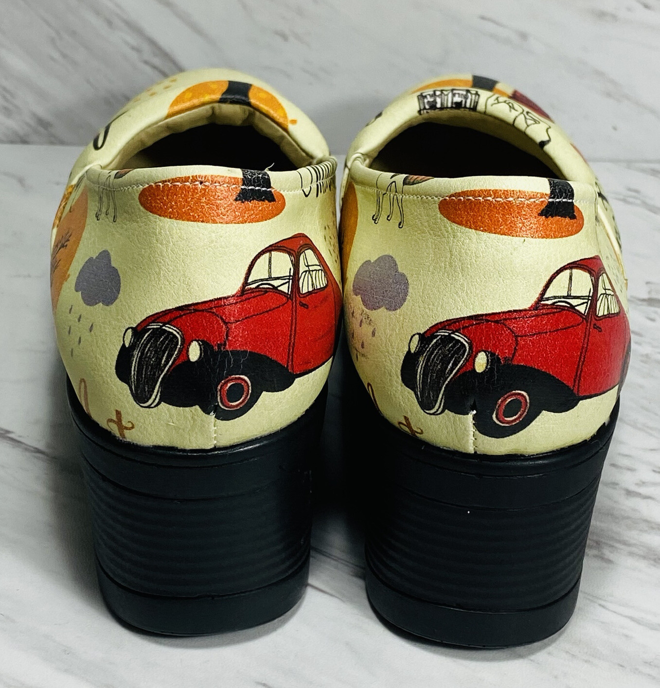 Cella clogs size 37 Autumn print