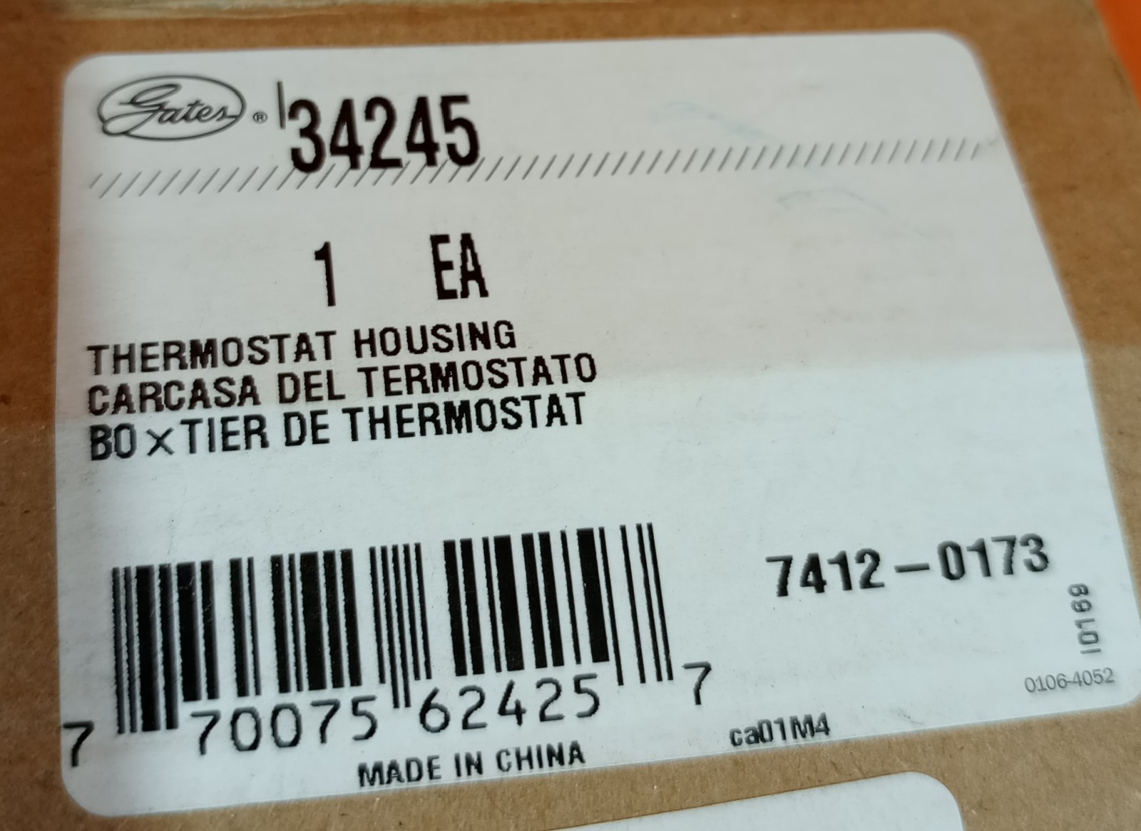 Gates 34245 Thermostat