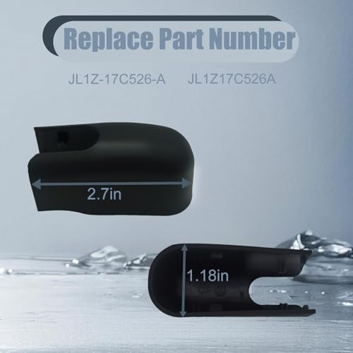 Rear Windshield Wiper Arm Nut, Rear Windshield Wiper Arm Cover Cap Compatible