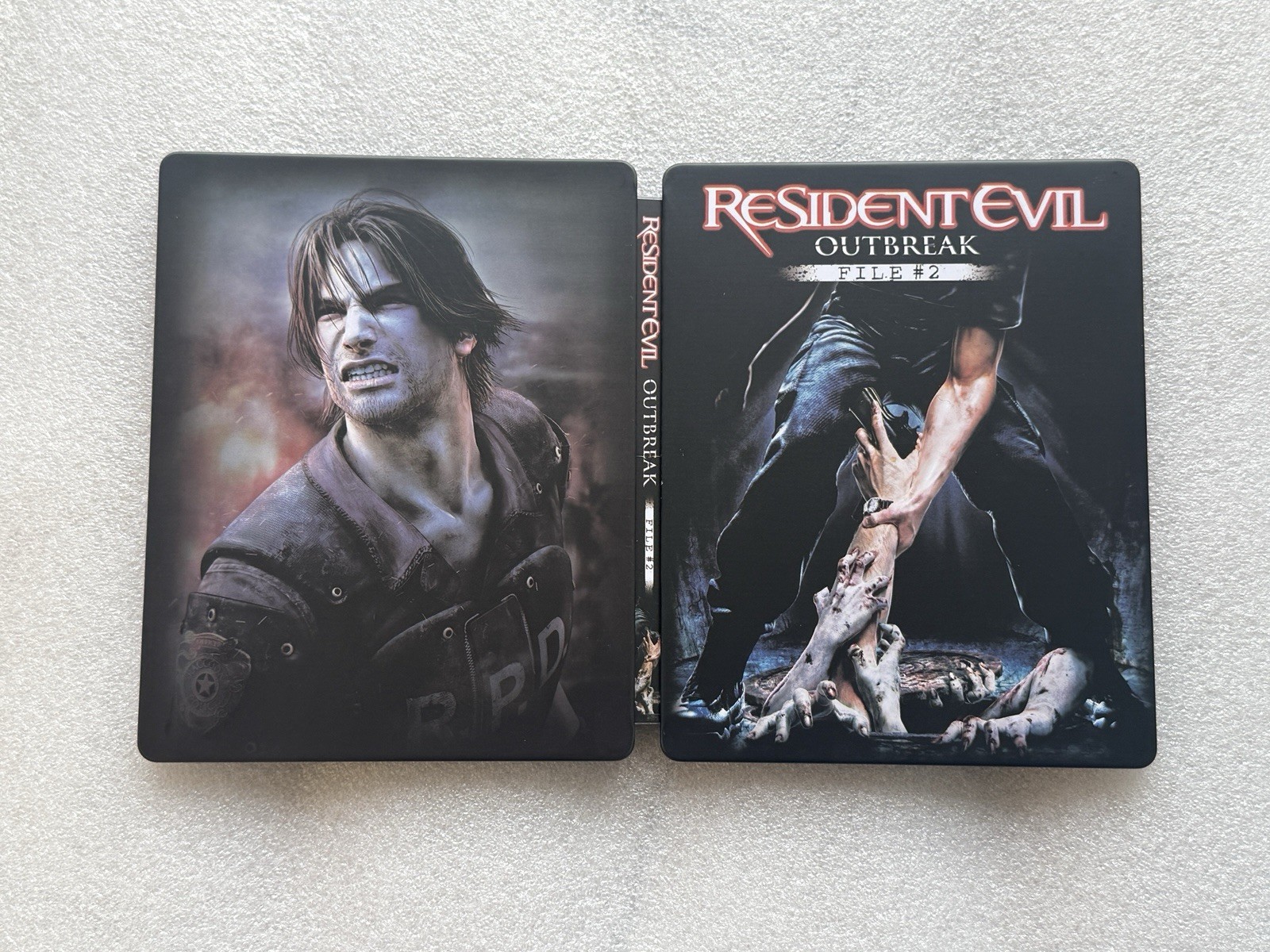 Resident Evil Outbreak File 2 Custom Made Steelbook/Steelup Case Only PS2/Xbox