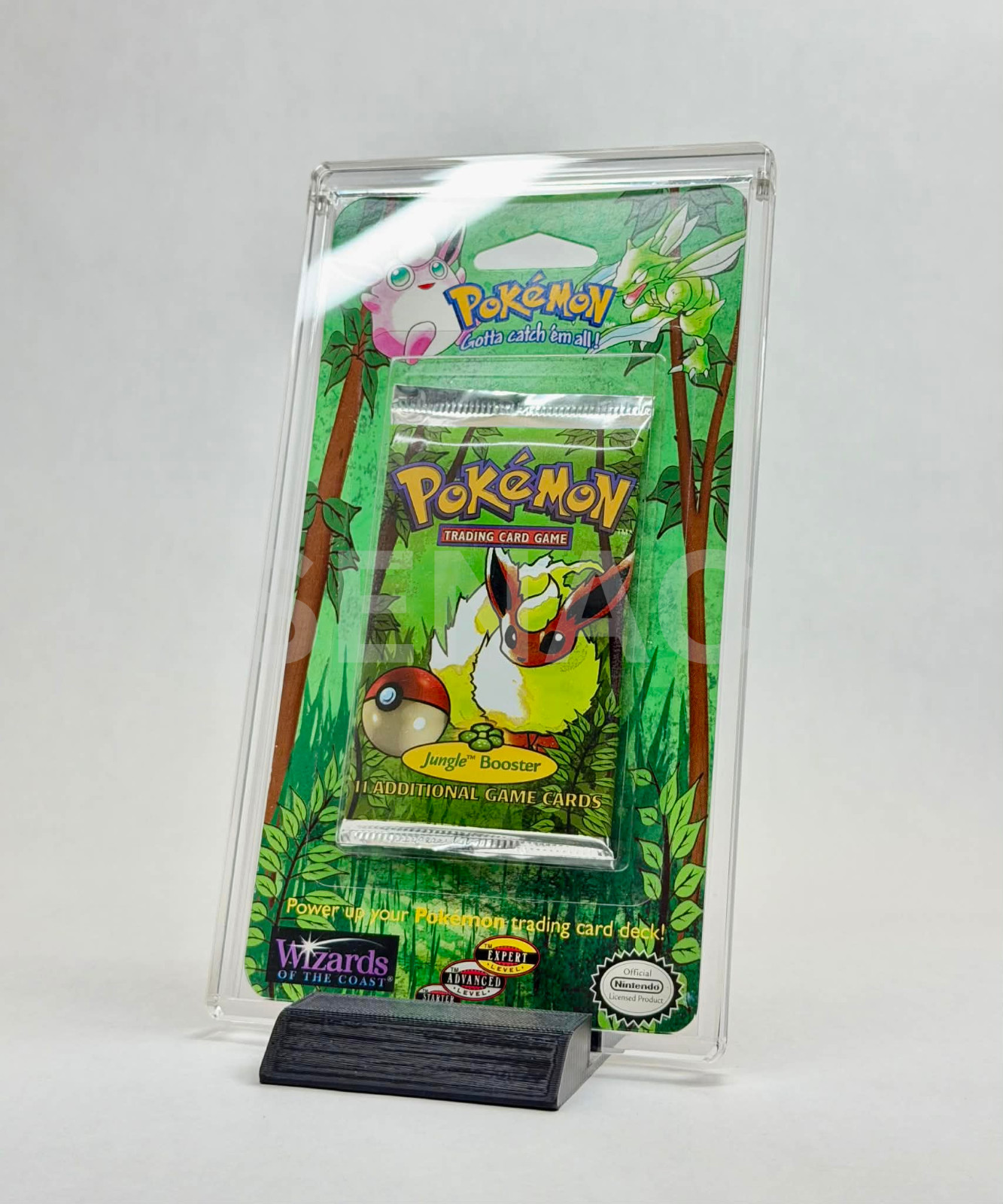 PREORDER - Pokemon WOTC Blister Acrylic Case Stand - Vintage Sealed Pack Display