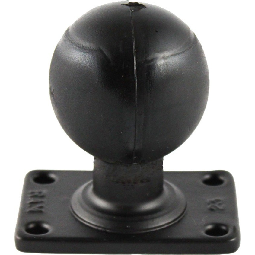 New Zebra RAM 2"x3" Rectangular Mount w/ 2.25" Rubber Ball MT4510 RAM-D-202U-23