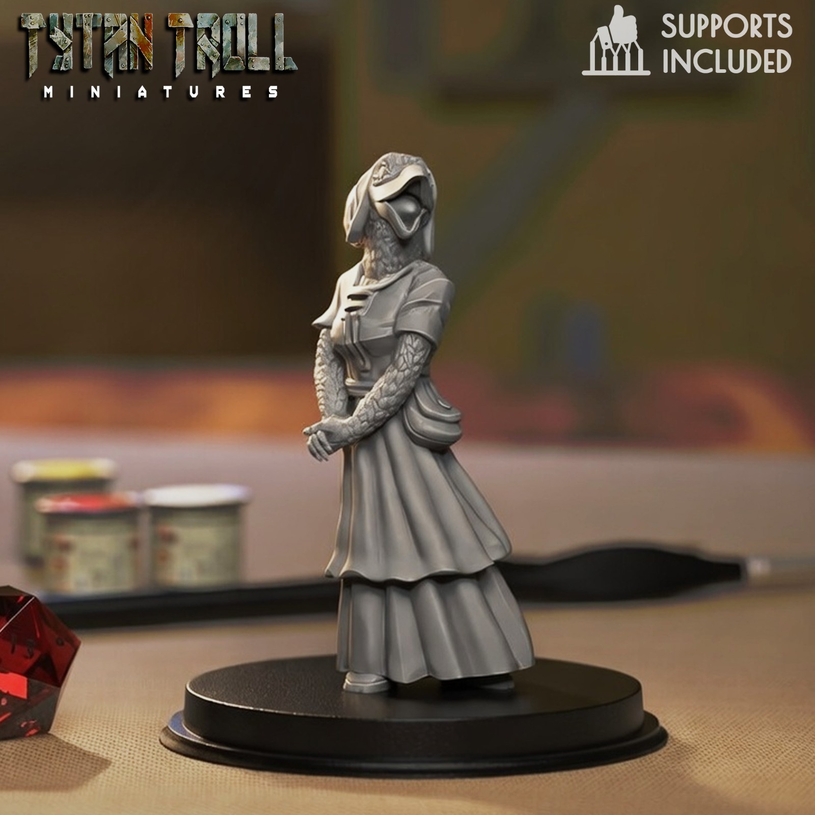 Dungeons & Dragons - Playable Character Female Kenku - Bard