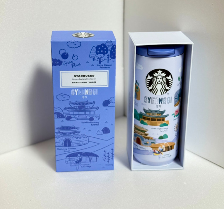 Starbucks Regional Collection SS Annyeong Gyeonggi Tumbler 12oz Gift Korea