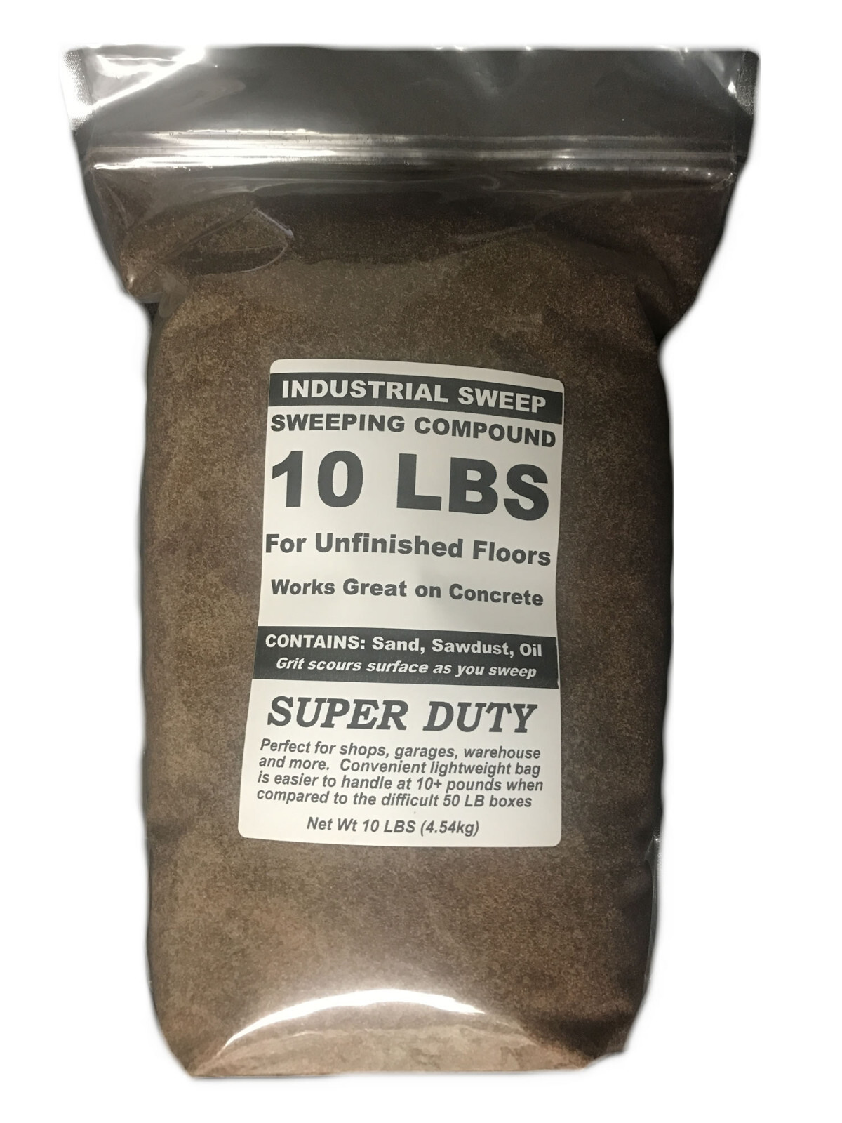 Sweeping Compound for Unfinished Floor Industrial Strength warehouse 10 LBS