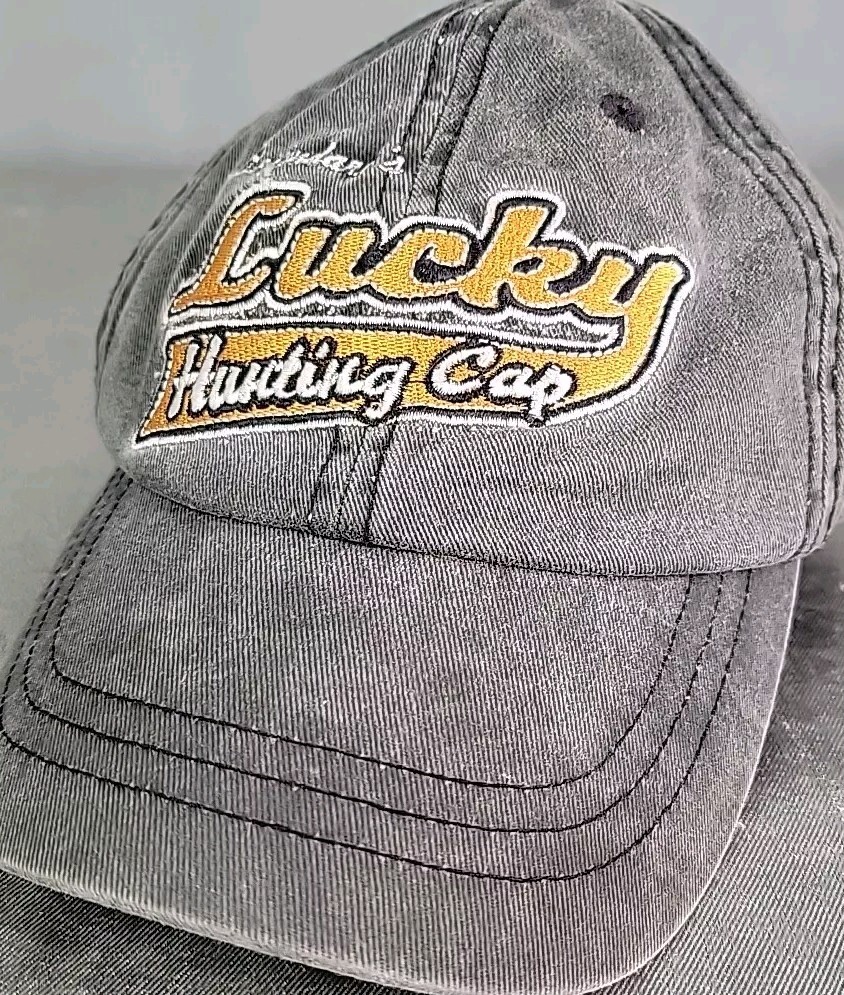 Lucky Hunting Cap Hat Tail sweep logo SPEER Legendary's Guaranteed Fishing hat