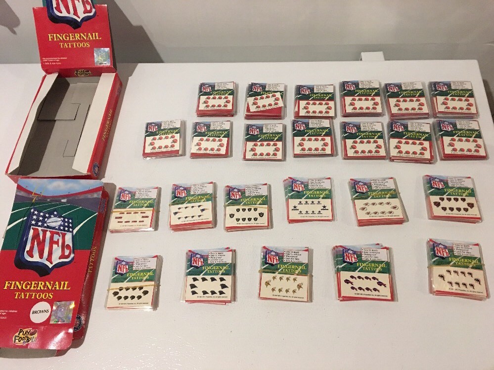 NFL Fingernail Tattoos - Official Licensed NFL Nail Decals