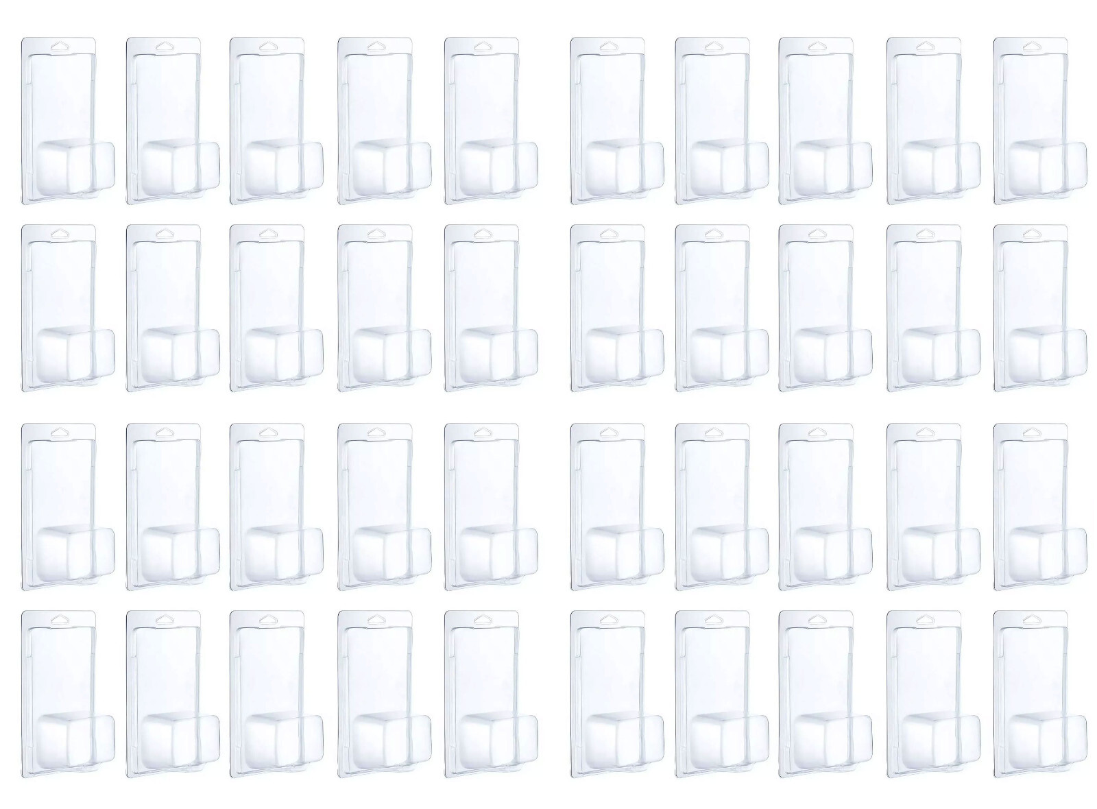 Hot Wheels Protector Case Clamshell Blister Packs Clear Display Mainline 40 Ct