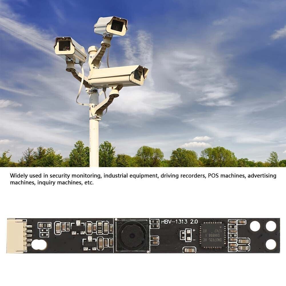 2 Million s 60° Wide Angle Lens USB Camera Module with OV2659 Chip