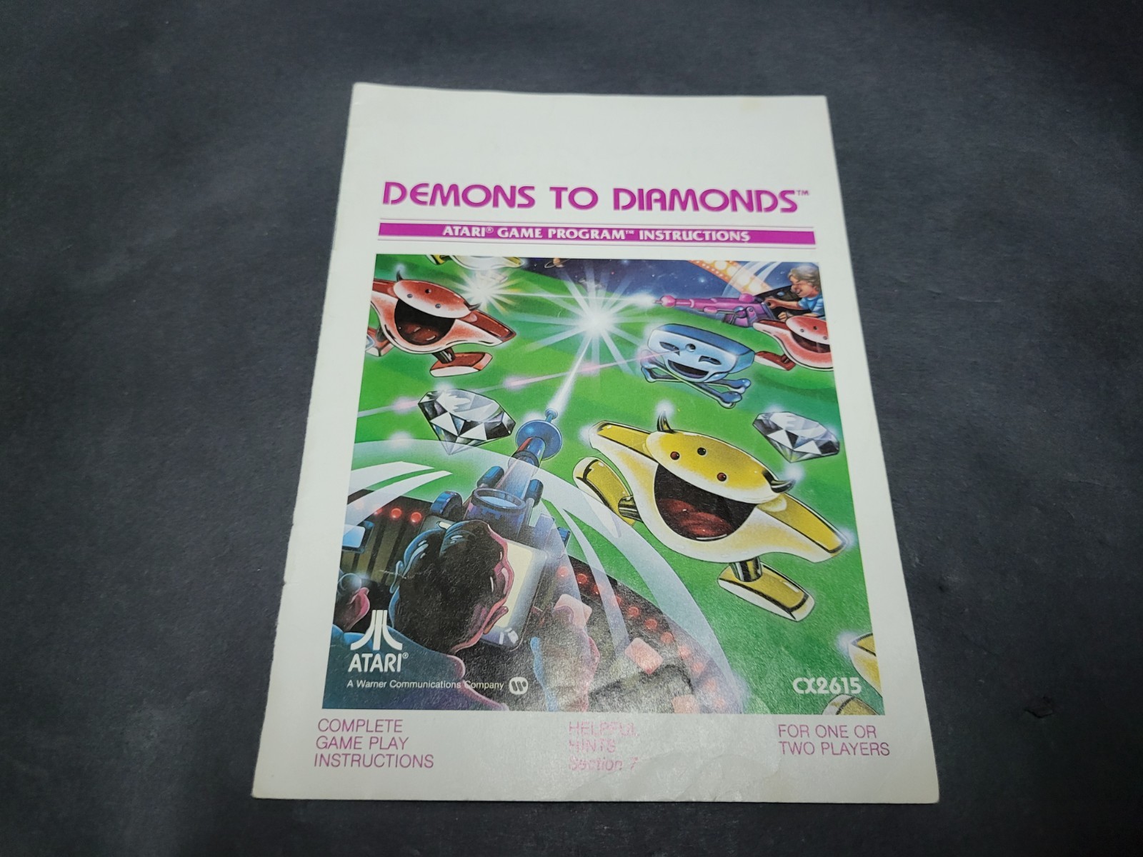 Atari 2600 Manual Only Demons To Diamonds