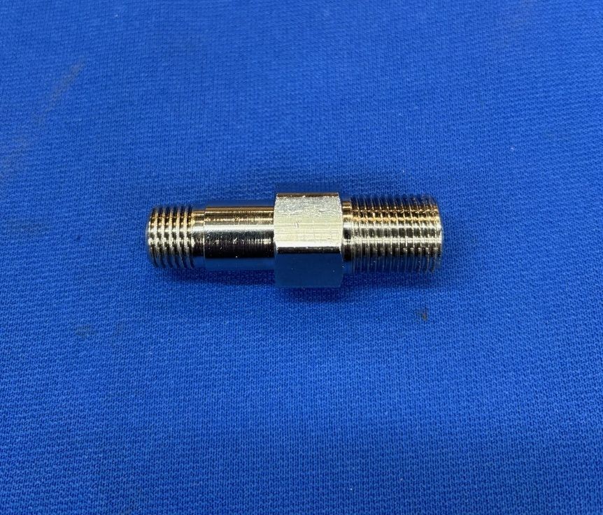 Western enterprises 1/4" NPT Male to 3/8" NPT Male Chromed Adapter 19500037