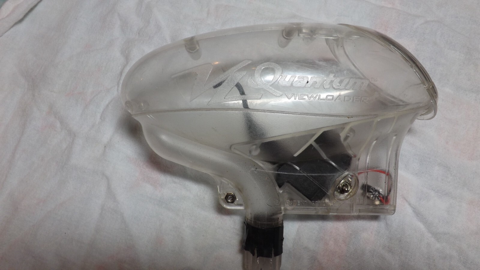 CLEAR VL VIEWLOADER QUANTUM ELECTRONIC MOTORIZED PAINTBALL LOADER HOPPER -TESTED