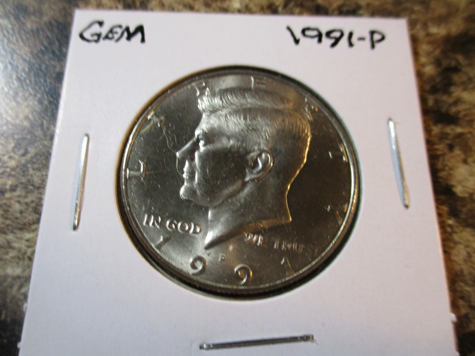 1991-P KENNEDY HALF DOLLAR GEM   AA