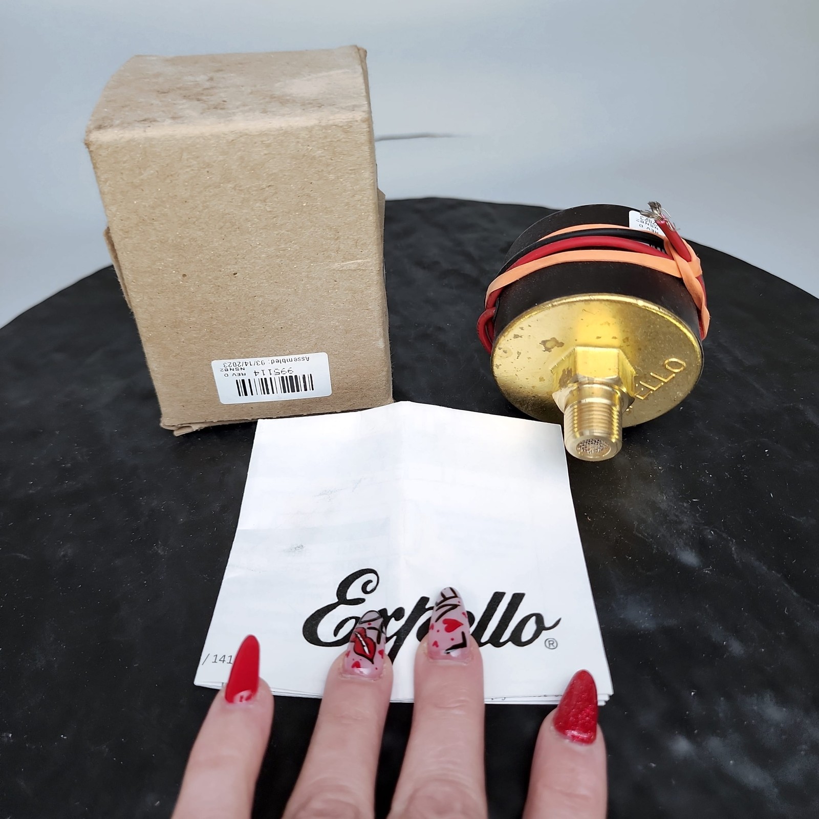 Expello 995114 Auto Air Drain Valve 24V Electronic 3/8" Inlet Semi Truck