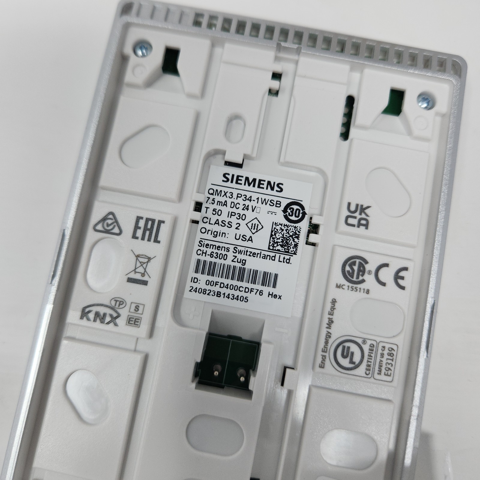 Siemens QMX3.P34-1WSB