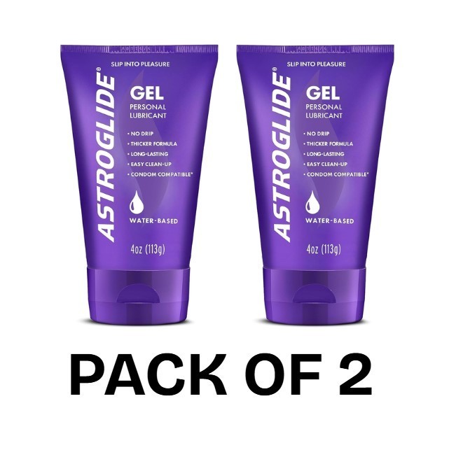 Astroglide Water Based Lube (5Oz), Liquid Personal Lubricant, PACK OF 2