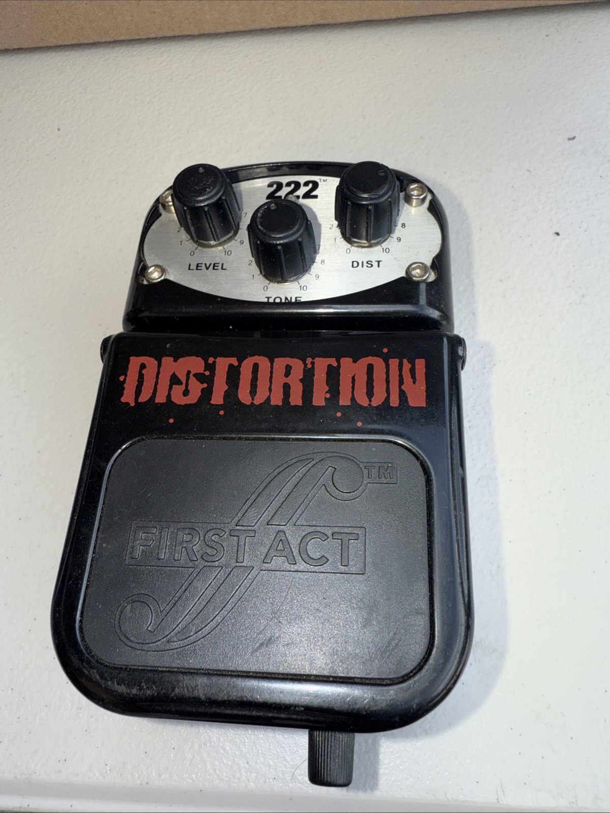 FIRST ACT # AL510 ELECTRIC GUITAR EFFECT DISTORTION PEDAL - TESTED/WORKING