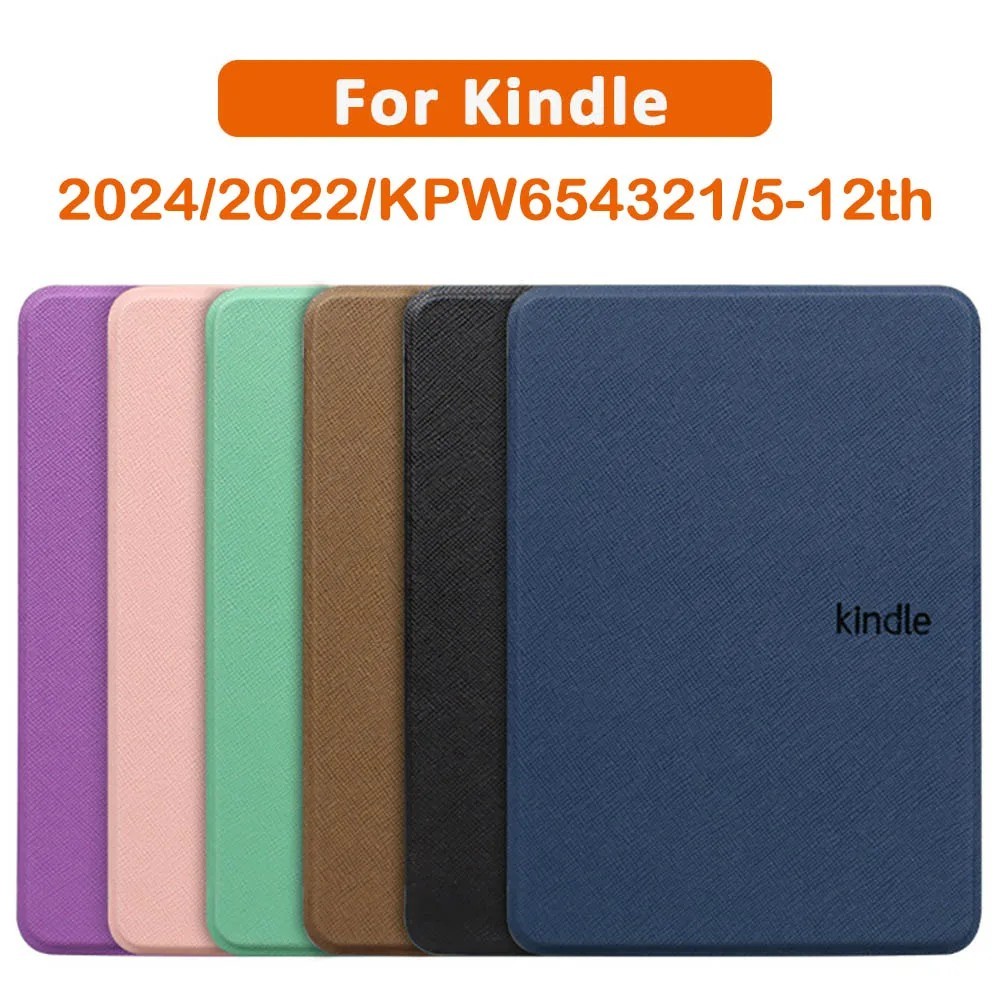 For Amazon Kindle Paperwhite 5/6/7th 10th 11/12th Gen Smart Leather Case Cover