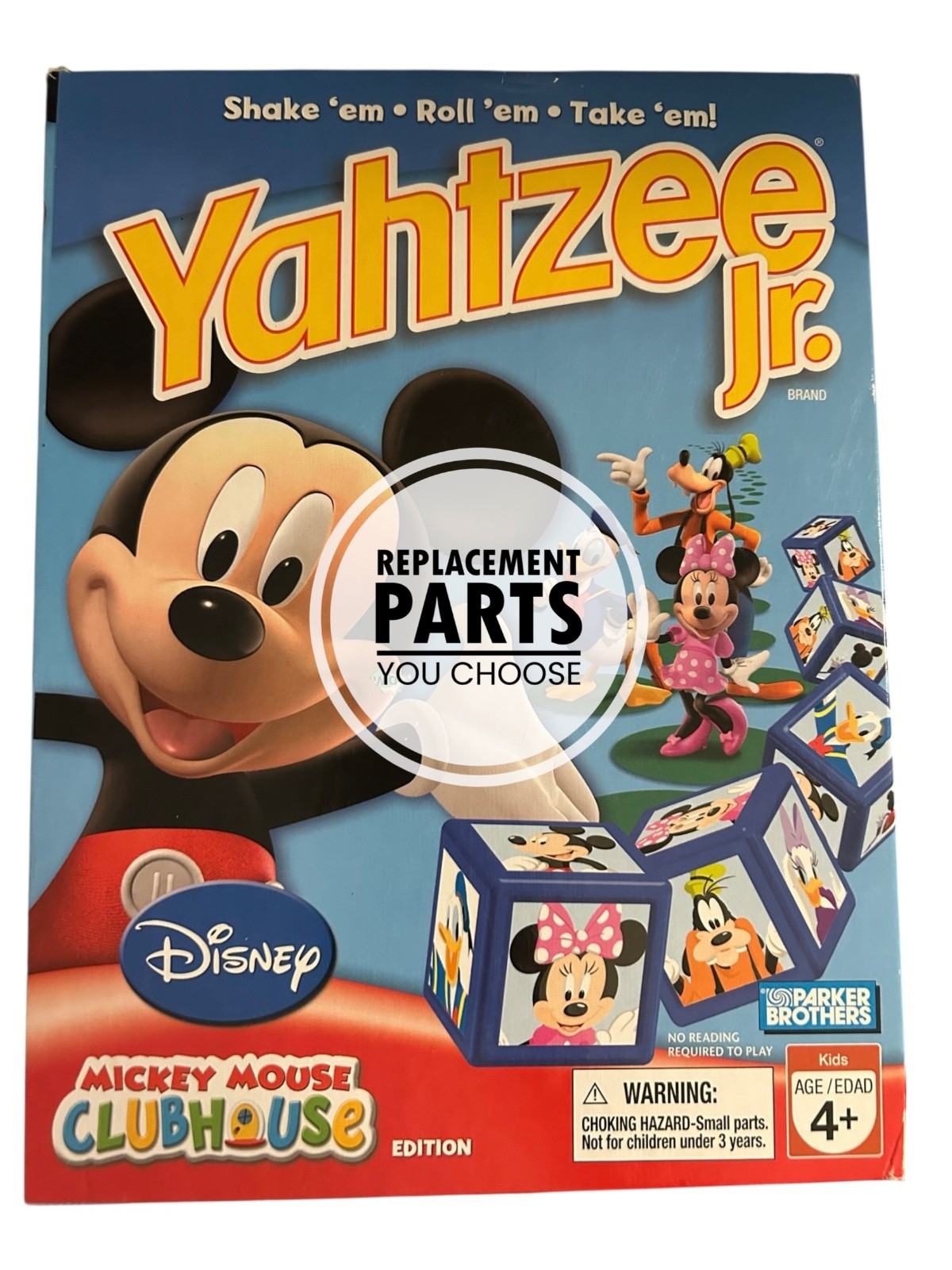 Yahtzee Jr Mickey Mouse Clubhouse Edition REPLACEMENT PARTS PIECES YOU CHOOSE
