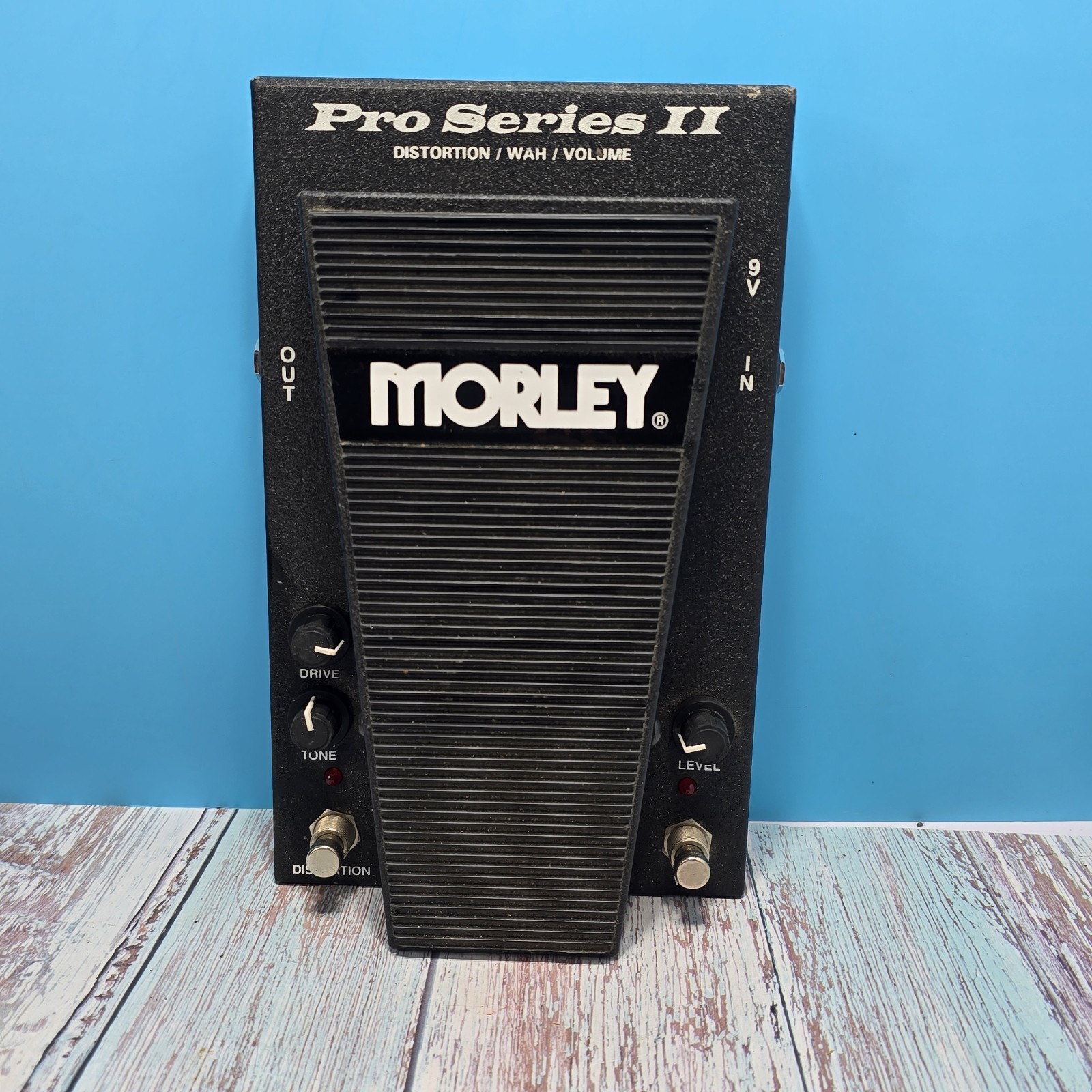 Morley Pro Series II 2 Wah Effects Pedal PWA-II - For Guitar Bass Keys