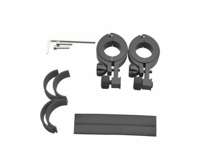 Bike Light Mount, 2 Pack Aluminum Alloy Bike Light Holder, Bike Light Mounting