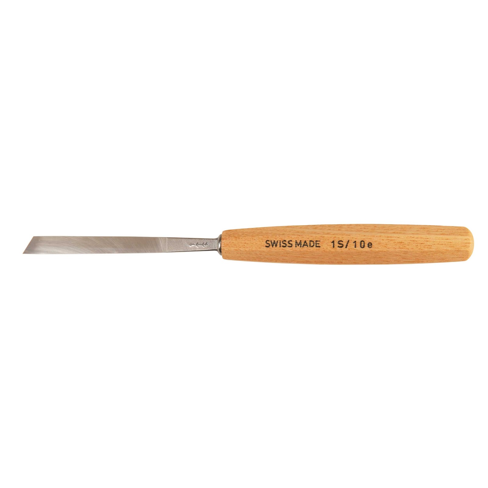 PFEIL "Swiss Made" 10mm # 1 Sweep Skew Cut Chisel - Double Bevel