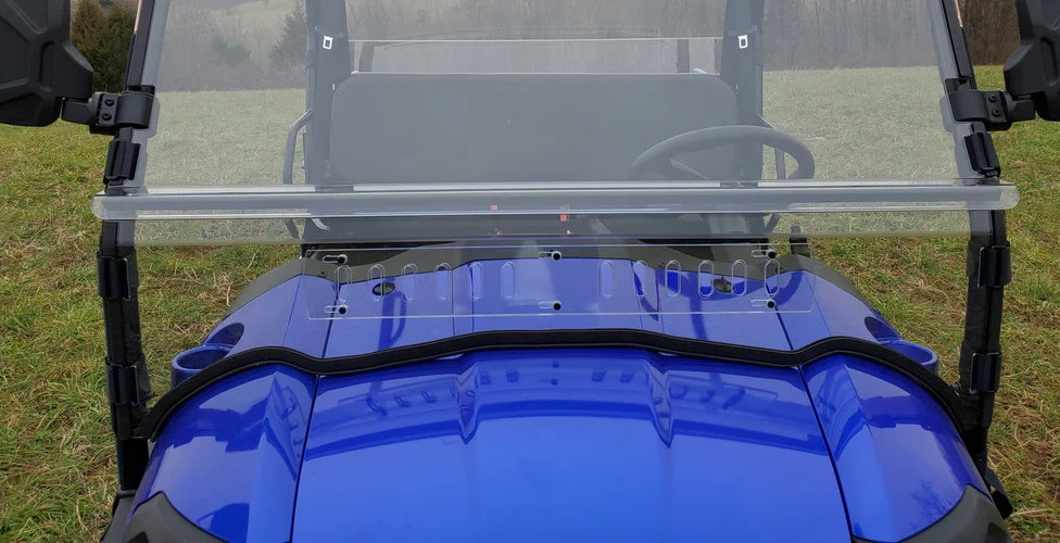 SSR Bison 400U - 200U - 200P Vented Windshield with Quick Install Straps