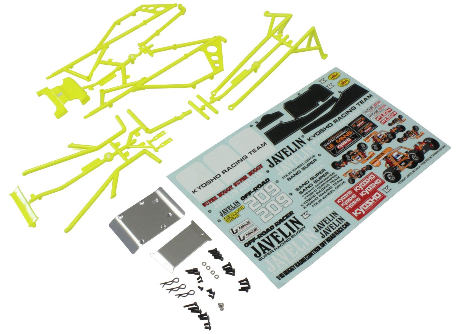 Kyosho Body Yellow Javelin Radio Control Parts OTB247Y