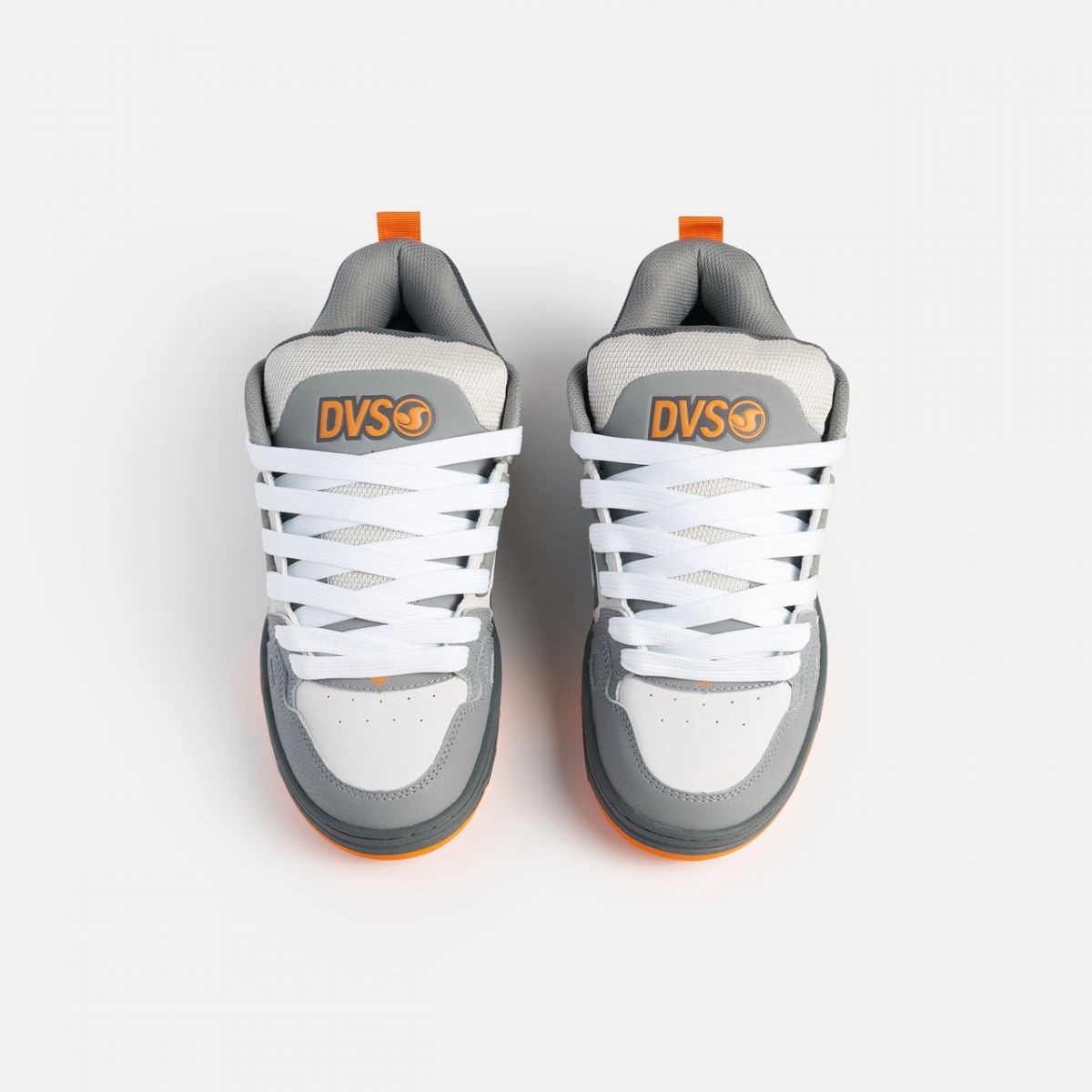 DVS Men's Comanche Skate Shoe Charcoal/Grey/Orange - DV01318017, Charcoal/Grey/O