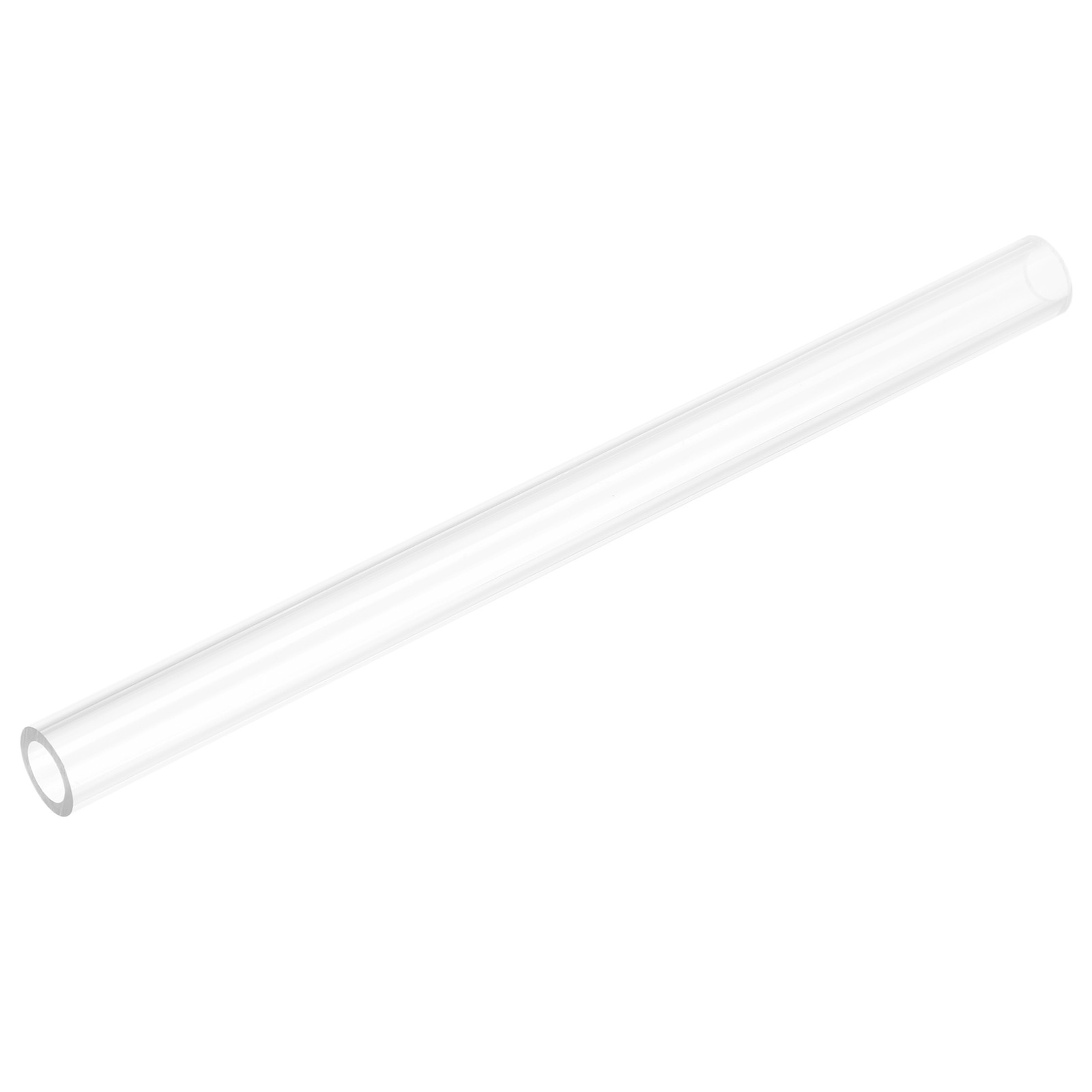 Rigid Round Clear Tubing 12mm ID x 18mm OD x 250mm Length Plastic Tube
