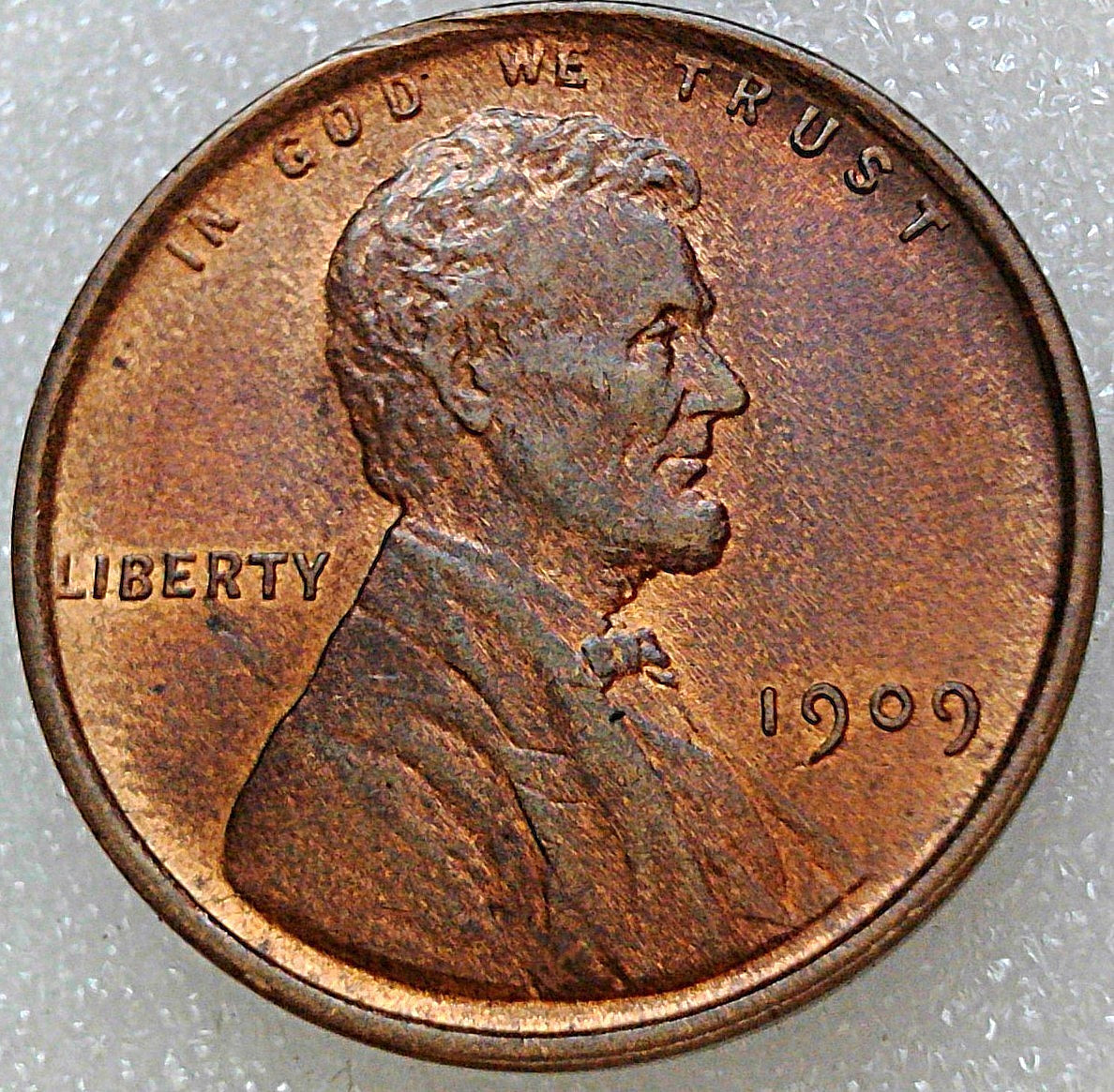 1909 P Wheat Penny - Great Machine Doubling on Reverse - First one I've seen!!!