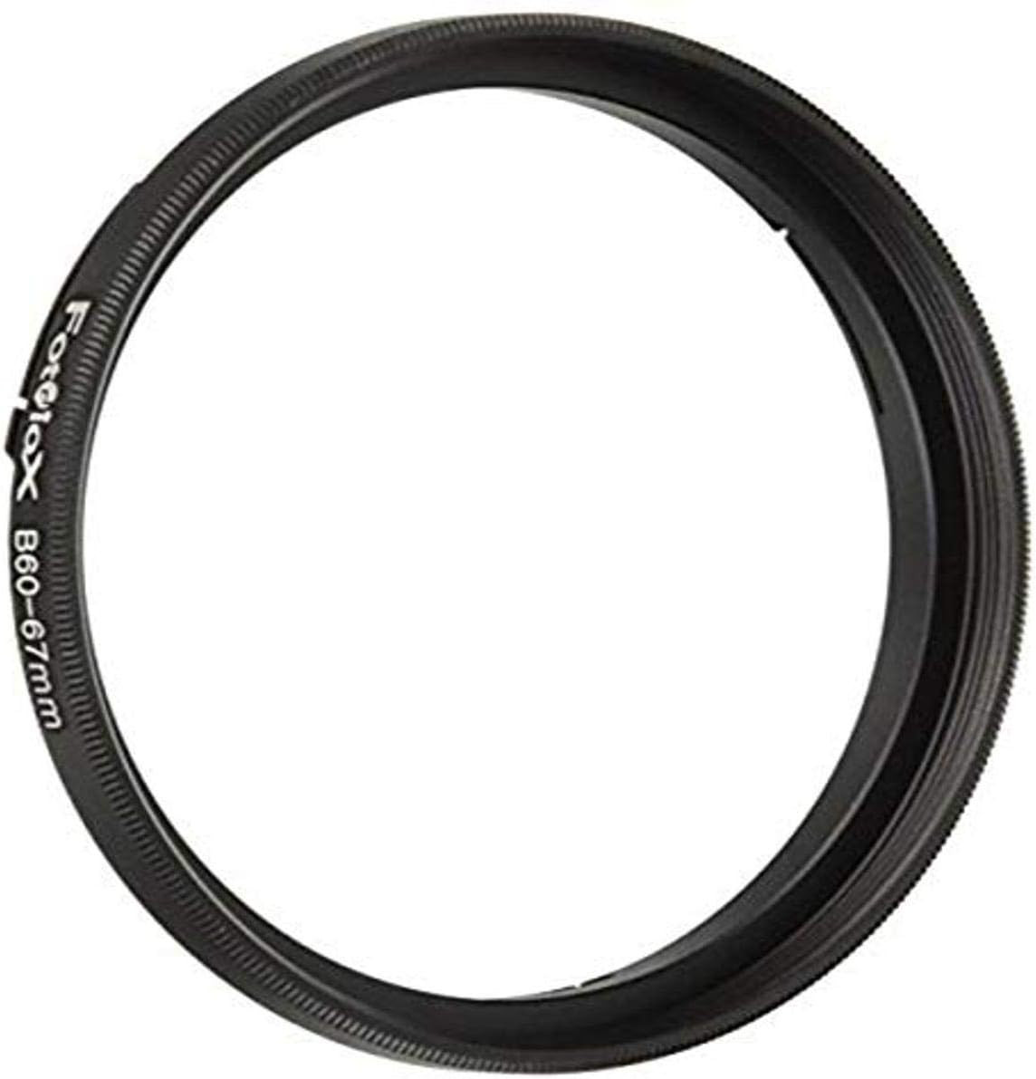 Bayonet 60 B60-67Mm Step up Filter Adapter Ring for Hasselblad, Anodized Black M