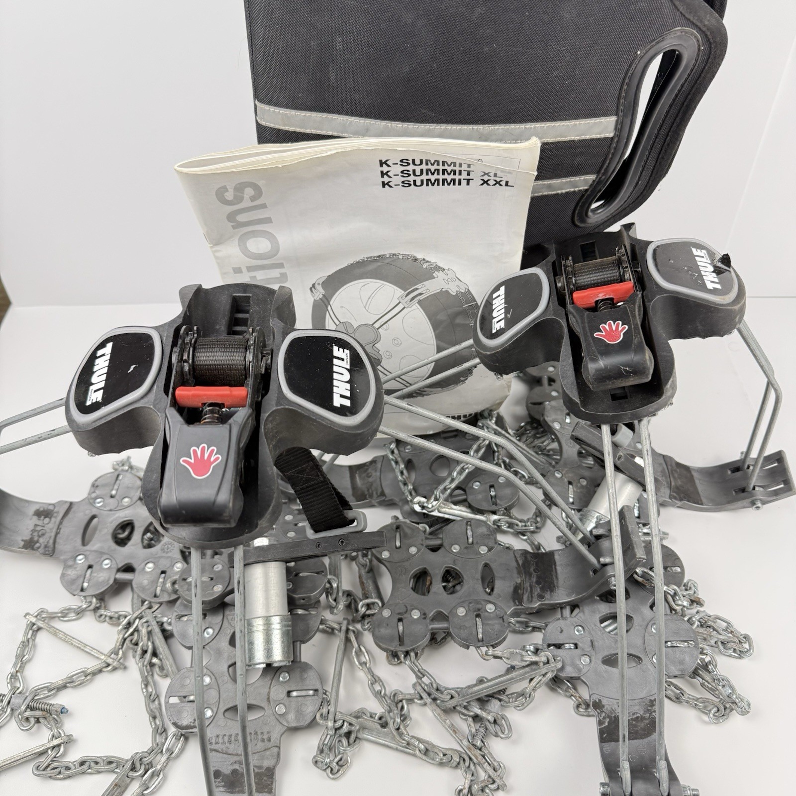 Thule König K-Summit K22 Snow Chains Cables Winter Driving Ice No Tools