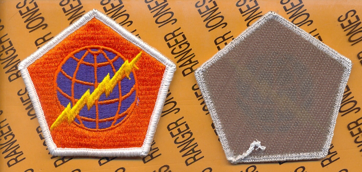 US Army 505th Signal Brigade ~3" uniform w/ Hook patch m/e