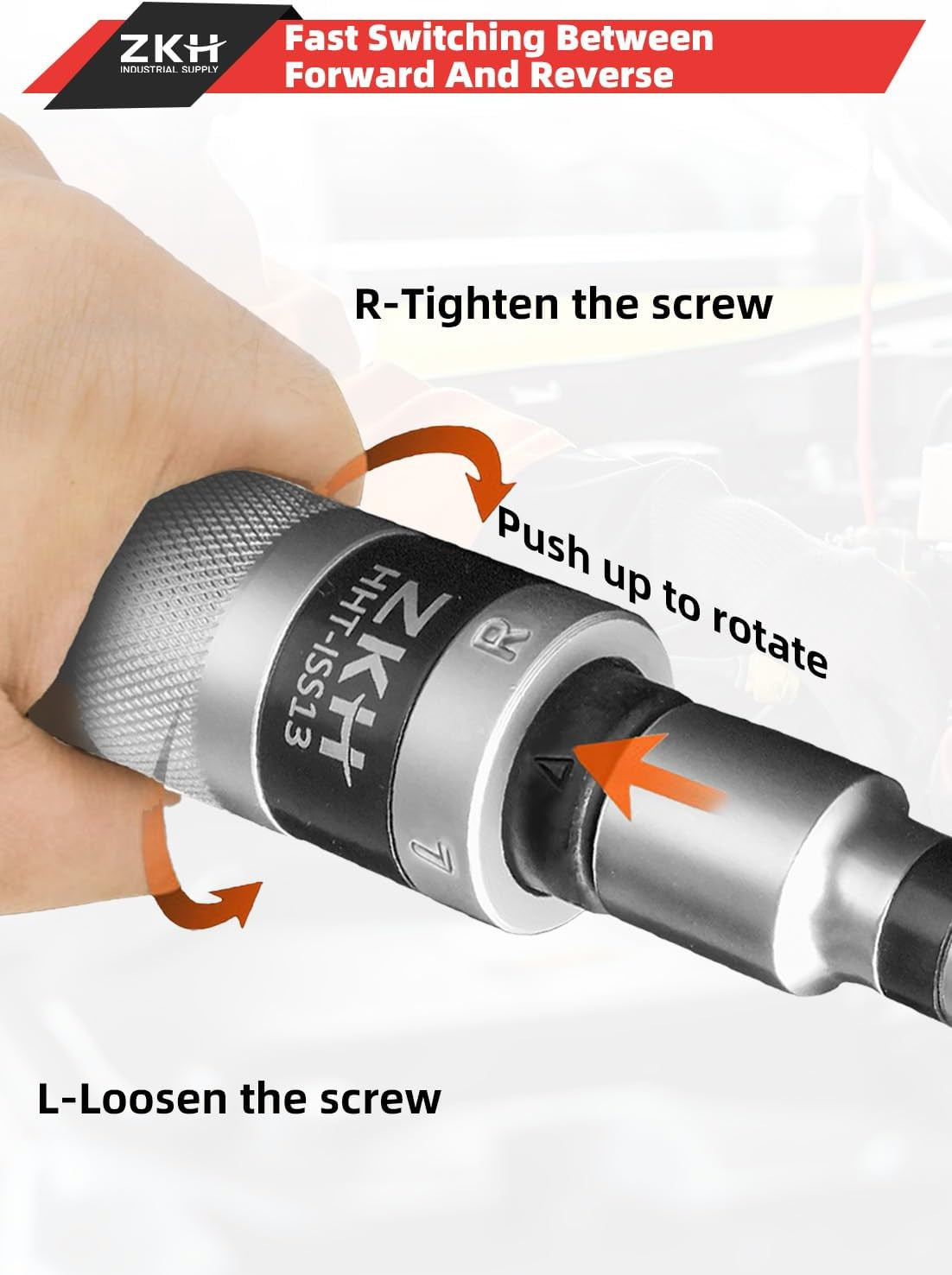 3/8" Hand Impact Screwdriver, 1/2" Manual Reversible Impact Driver Includes 10-P