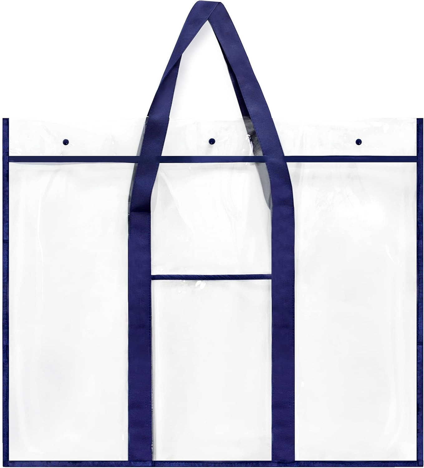 Clear Vinyl PVC Storage Chart for Large Posters | Elegant Blue 30.5" x 24.8"